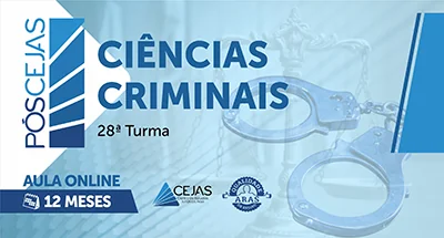PÓS-GRADUAÇÃO em CIÊNCIAS CRIMINAIS - 28ª TURMA - 12 MESES - ONLINE