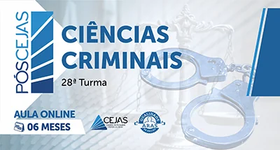 PÓS-GRADUAÇÃO em CIÊNCIAS CRIMINAIS - 28ª TURMA - 06 MESES - ONLINE