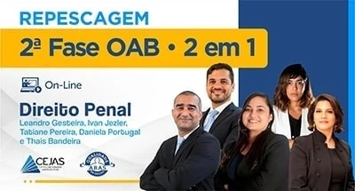 REPESCAGEM OAB 2ª FASE - 43º EXAME - DIREITO PENAL - ONLINE