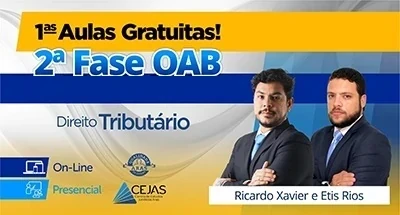 Primeiras Aulas Gratuitas - OAB 2ª Fase - 43º Exame - Direito Tributário