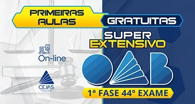 Primeiras Aulas Gratuitas - Extensivo OAB 1ª Fase - 44° Exame