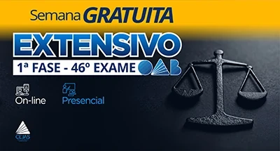 Primeira semana GRATUITA - Extensivo OAB 1ª Fase - 46° Exame