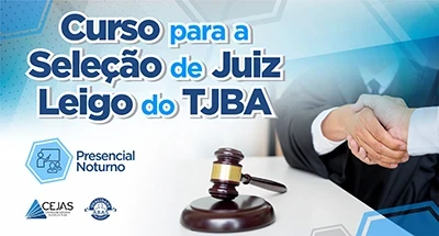 Juiz Leigo e Conciliador 2026 - TJBA - Presencial Noturno