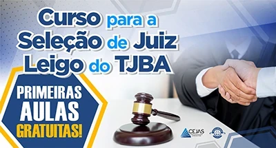 Primeiras Aulas Gratuitas - Juiz Leigo 2026 - TJBA