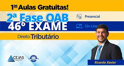 Primeiras Aulas Gratuitas - OAB 2ª Fase - 46º Exame - Direito Tributário