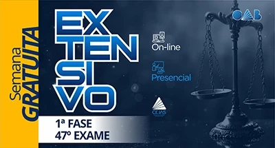 Primeiras Aulas Gratuitas - Extensivo OAB 1ª Fase - 47° Exame