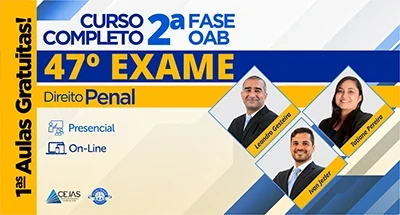 1ᵃˢ AULAS GRATUITAS — 2ª FASE OAB 47º Exame — Direito Penal