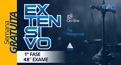 Semana Gratuita - Extensivo OAB 1ª Fase - 48° Exame
