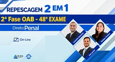 REPESCAGEM 2 em 1 | 2ª Fase OAB - 48º Exame em Direito Penal