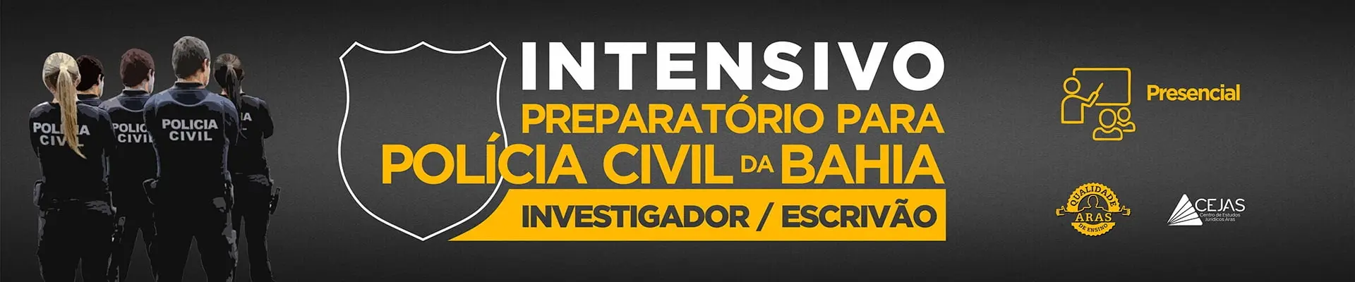 Investigador e Escrivão Polícia Civil da Bahia - Presencial