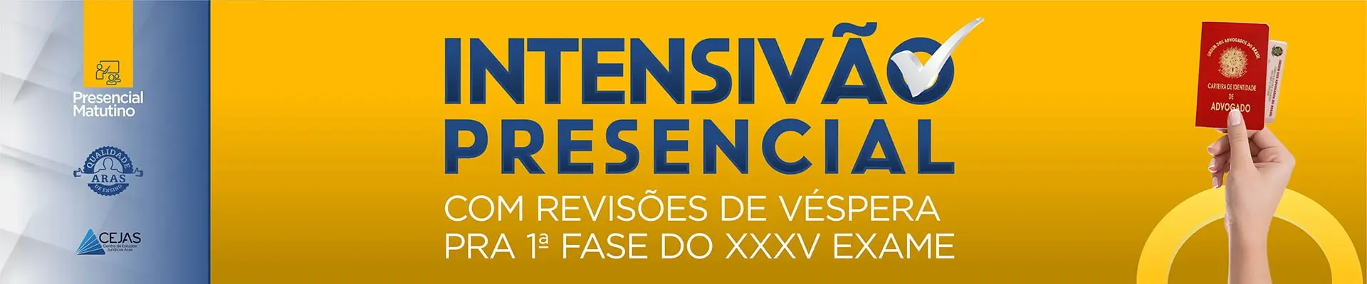 Intensivão - Reta Final da Aprovação - OAB XXXV - Presencial