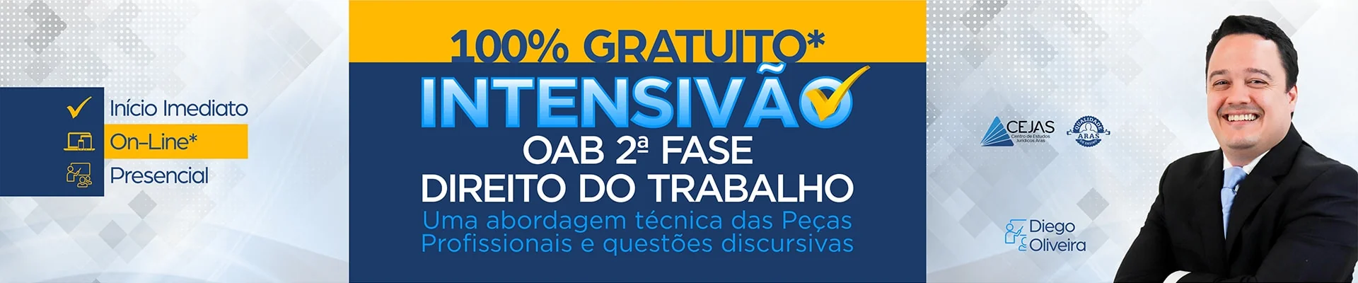 Intensivão Gratuito - OAB 2ª Fase - 36º Exame - Direito do Trabalho