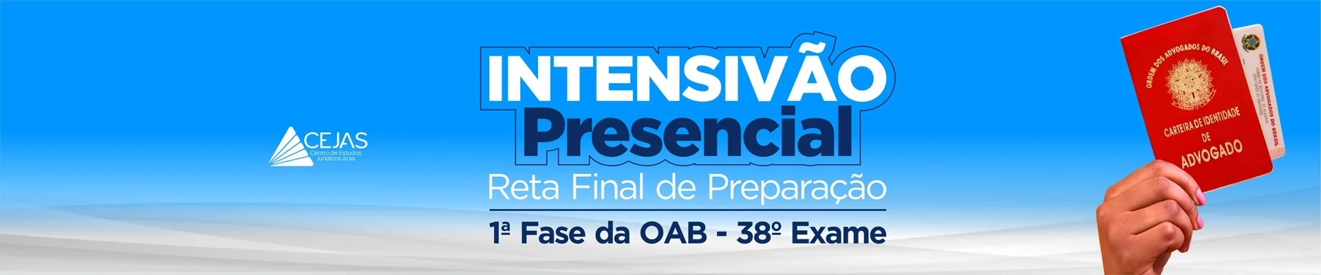 Intensivão Reta Final OAB 1ª Fase - 38° Exame - Presencial