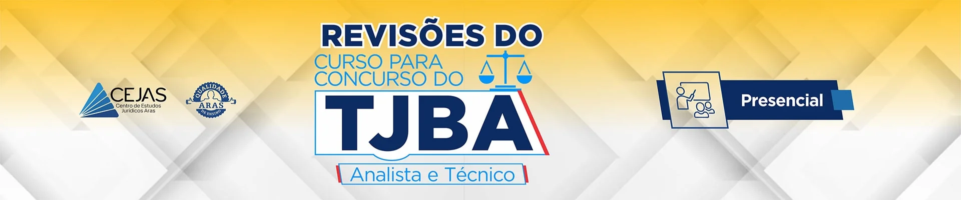 Semana de Revisão TJ BA - Analista e Técnico - Presencial