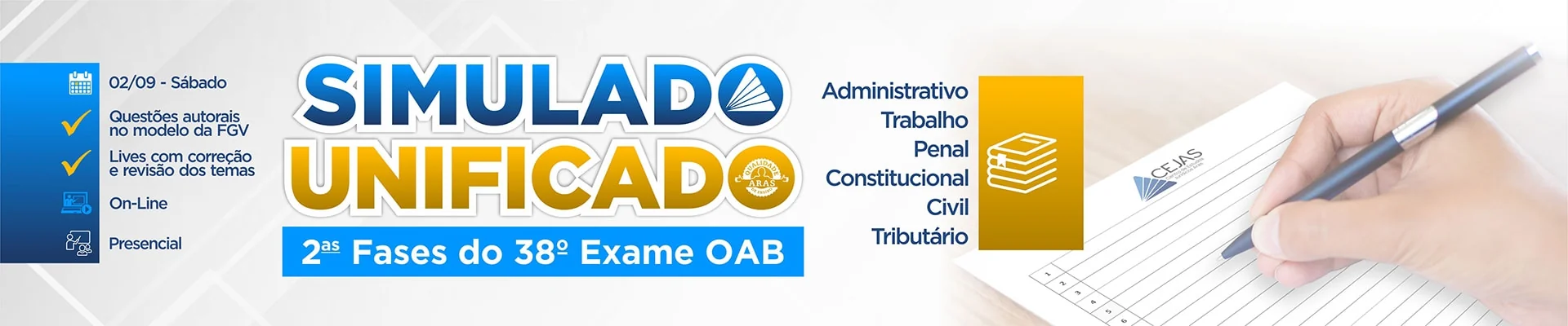 Simulados Gratuitos da Aprovação - OAB 2ª Fase 38° Exame