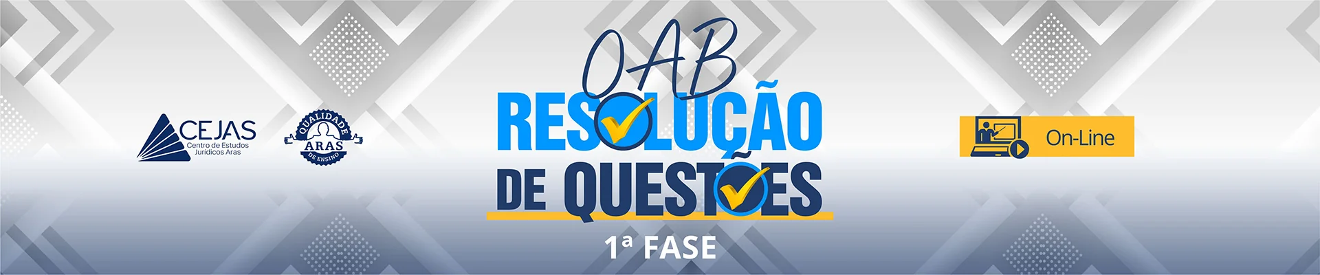 OAB Resolução de Questões - 1ª Fase - Online