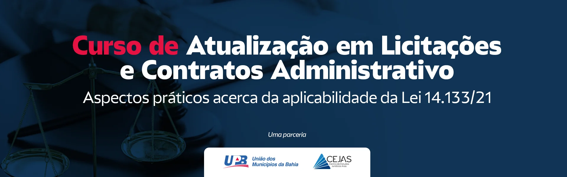 Curso de Atualização em Licitações e Contratos Administrativos - Online