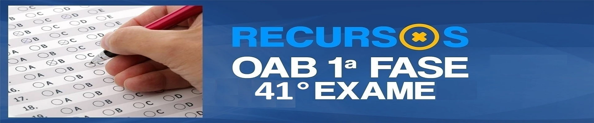 Recursos OAB 1ª Fase 41° Exame