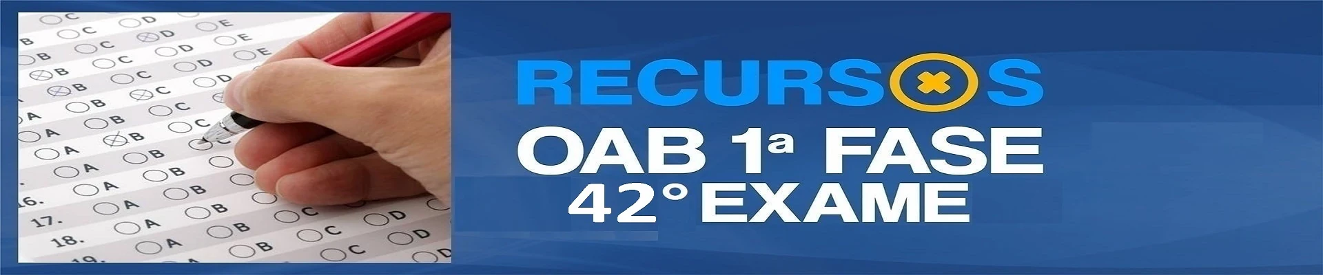 Recursos OAB 1ª Fase 42° Exame