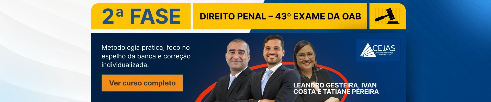 OAB 2ª Fase - 43º Exame - Direito Penal - On-line