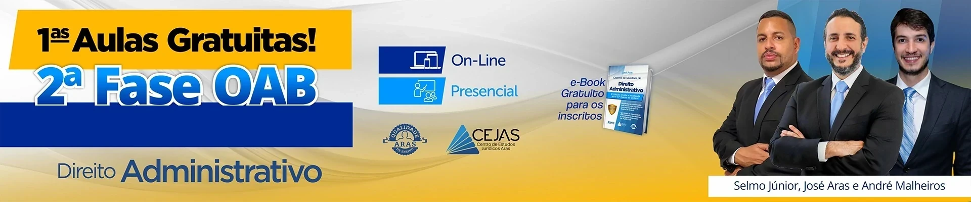 Primeiras Aulas Gratuitas - OAB 2ª Fase - 43º Exame - Direito Administrativo
