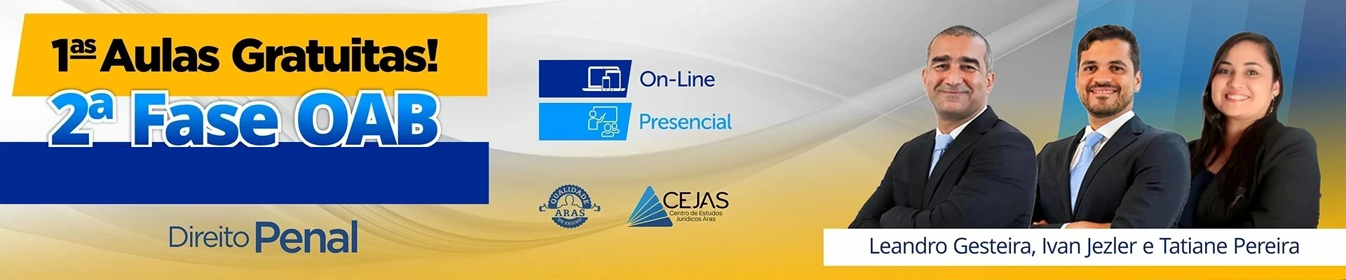Primeiras Aulas Gratuitas - OAB 2ª Fase - 43º Exame - Direito Penal