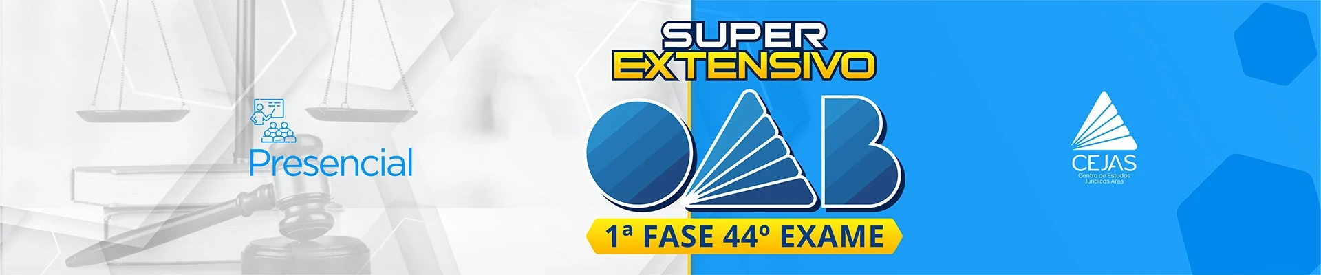 Extensivo OAB 1ª Fase - 44° Exame - Presencial