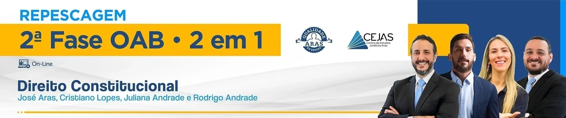 REPESCAGEM OAB 2ª FASE - 44º EXAME - DIREITO CONSTITUCIONAL - ON-LINE