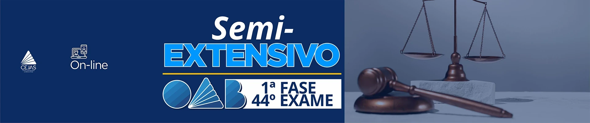 Semiextensivo OAB 1ª Fase - 44° Exame - On-line