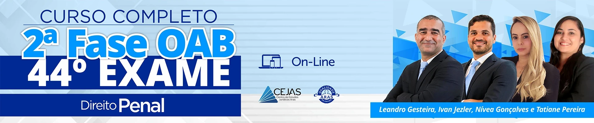 OAB 2ª Fase - 44º Exame - Direito Penal - On-line