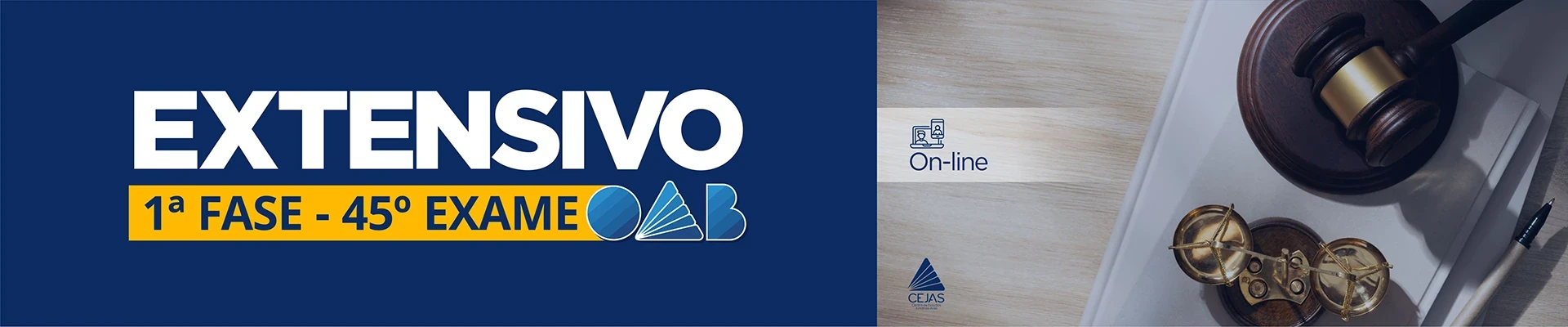 Extensivo OAB 1ª Fase - 45° Exame - On-line