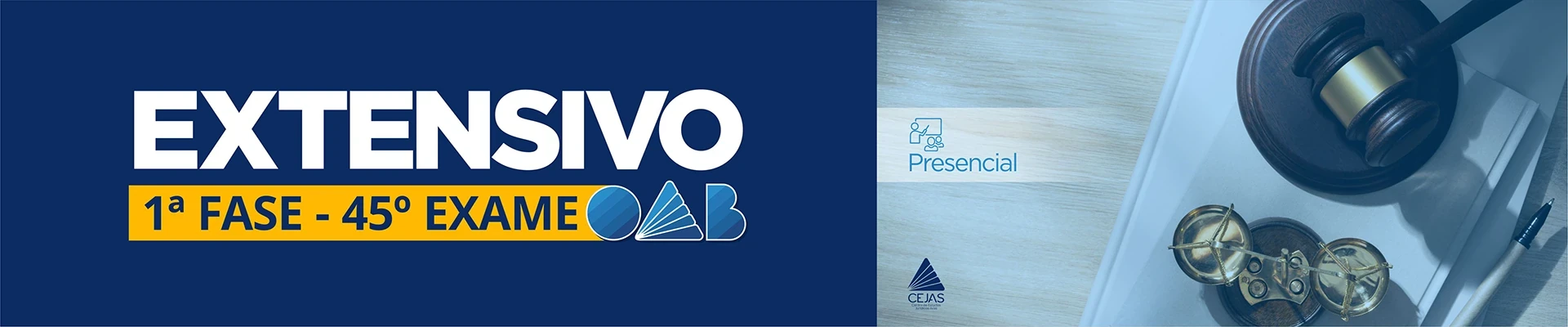 Extensivo OAB 1ª Fase - 45° Exame - Presencial