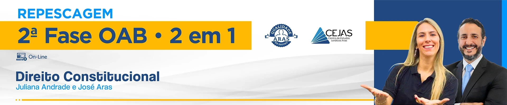 REPESCAGEM OAB 2ª FASE - 45º EXAME - DIREITO CONSTITUCIONAL - ON-LINE