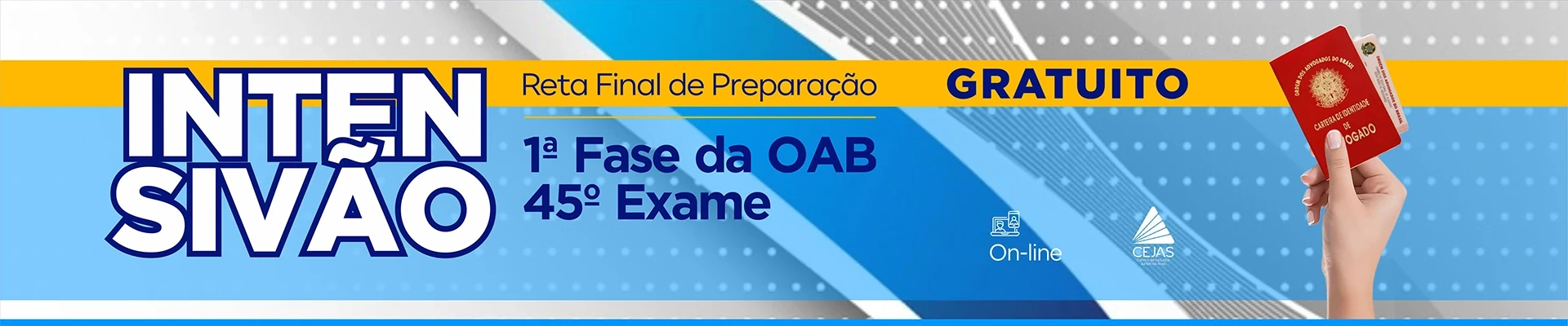 Intensivão Reta Final - OAB 1ª Fase - 45° Exame - On-line