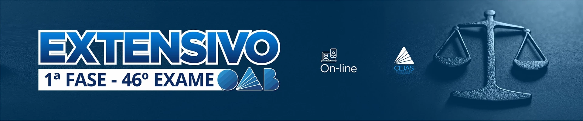 Extensivo OAB 1ª Fase - 46° Exame - On-line