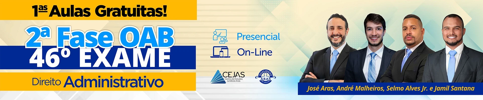 Primeiras Aulas Gratuitas - OAB 2ª Fase - 46º Exame - Direito Administrativo