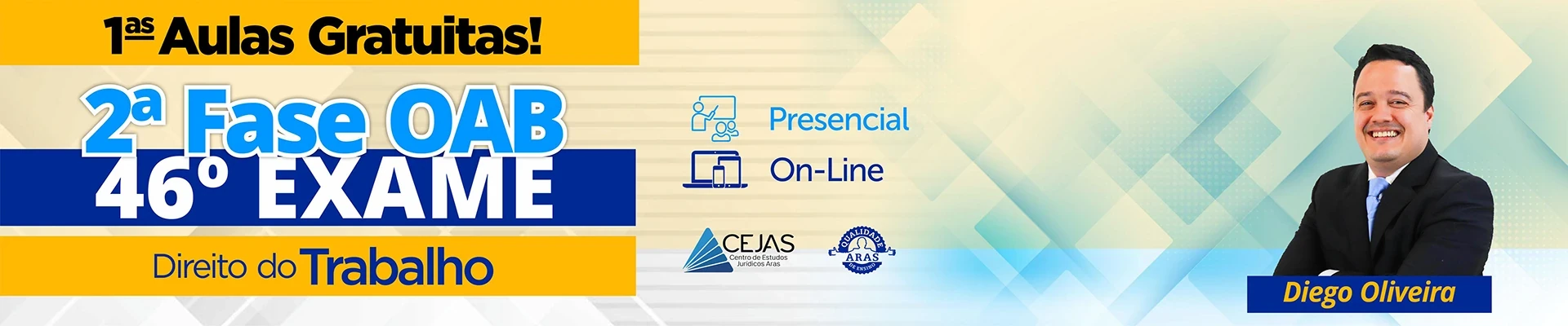 Primeiras Aulas Gratuitas - OAB 2ª Fase - 46º Exame - Direito do Trabalho