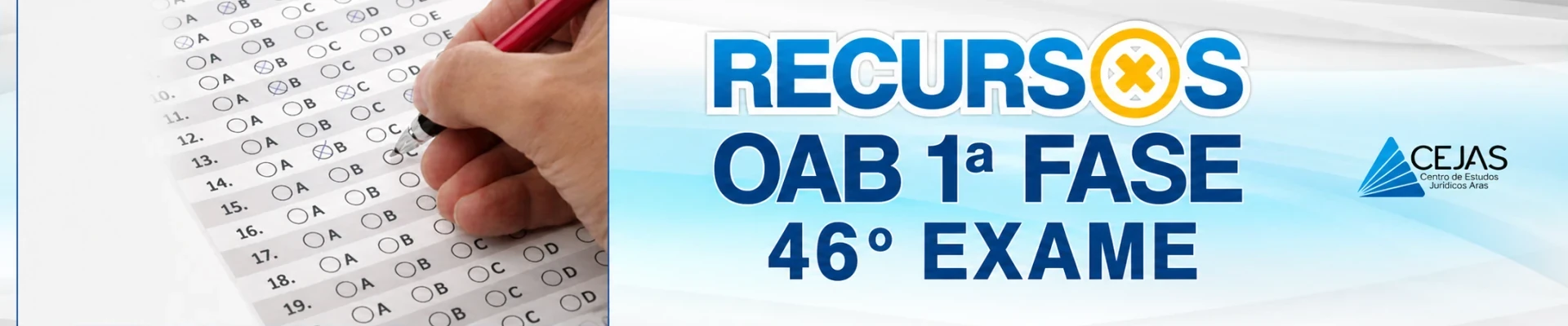 Recursos OAB 1ª Fase - 46° Exame