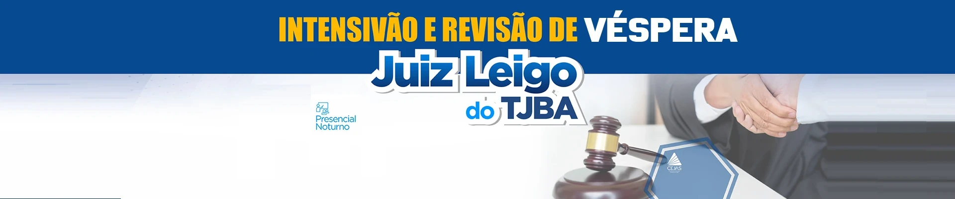 Combo: Intensivão e Revisões de Véspera Juiz Leigo TJBA 2026 - Presencial