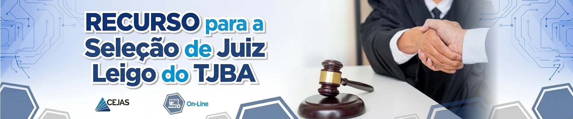 RECURSO para a Seleção de Juiz Leigo do TJBA