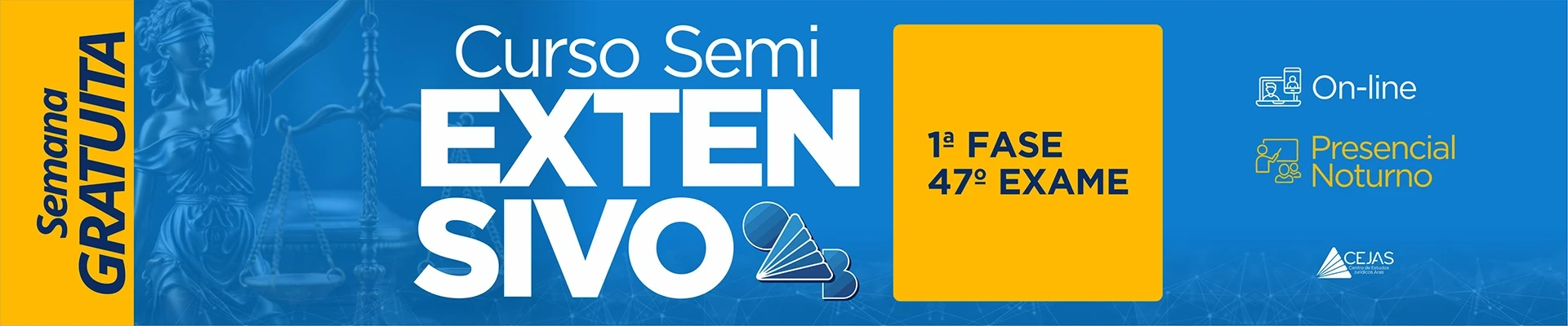 Semana Gratuita - Semiextensivo OAB 1ª Fase - 47° Exame