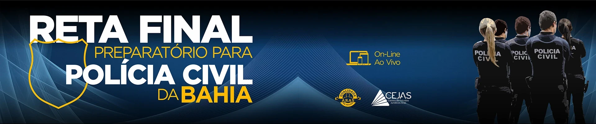 Reta Final - Polícia Civil da Bahia - Delegado, Investigador e Escrivão - On-line