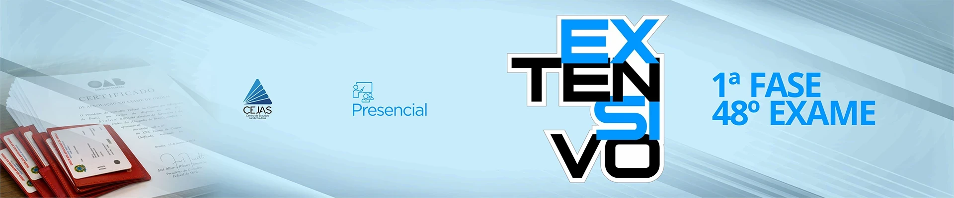 Extensivo OAB 1ª Fase - 48° Exame - Presencial