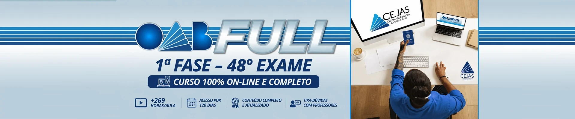 🎓 OAB 1ª FASE – 48º EXAME CURSO FULL | 100% ON-LINE E COMPLETO
