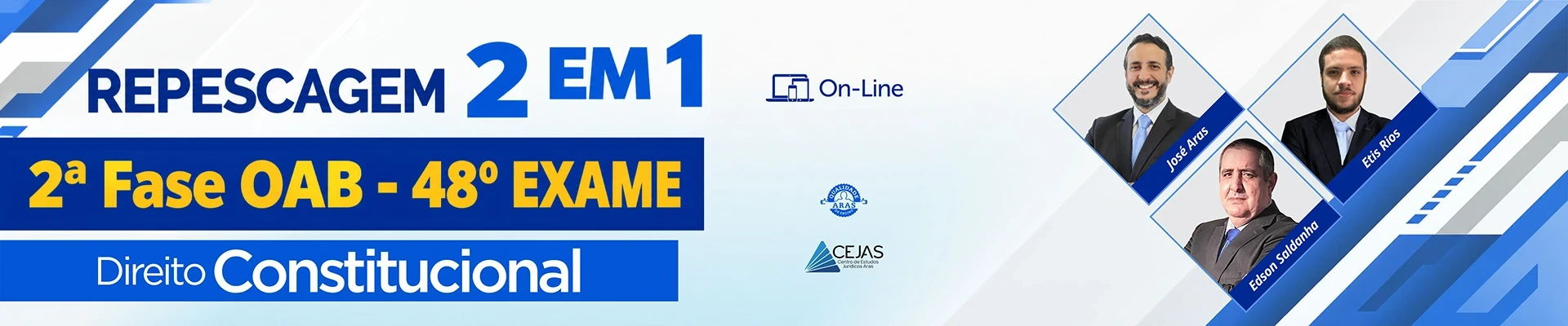 REPESCAGEM 2 em 1 | 2ª Fase OAB - 48º Exame em Direito Constitucional