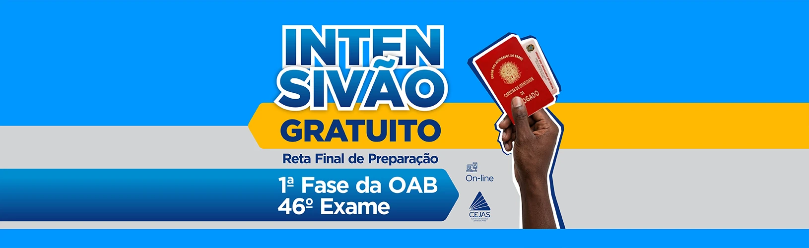 Intensivão Gratuito - OAB 1ª Fase 46º Exame
