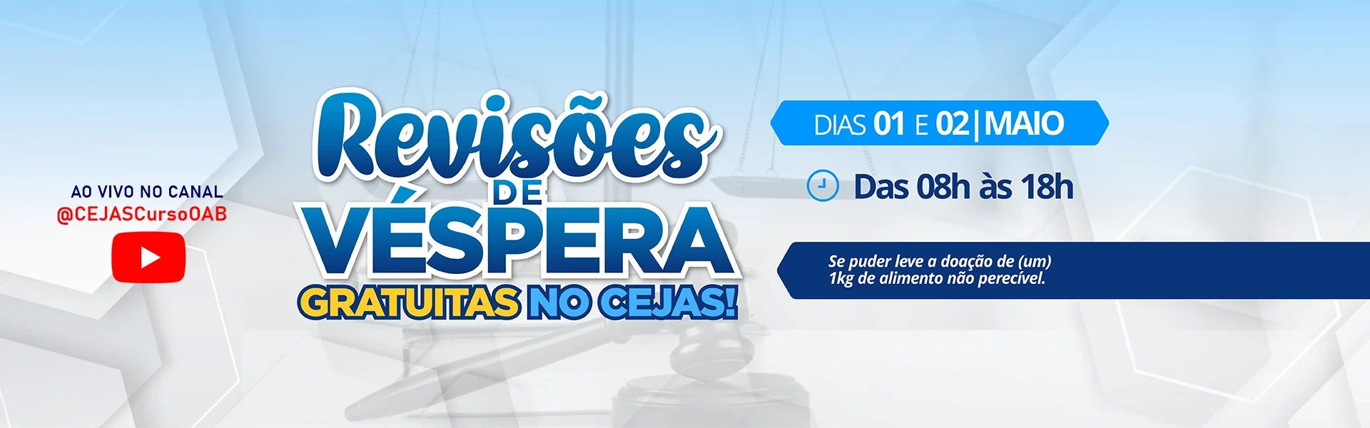 🔴AO VIVO - REVISÕES DE VÉSPERA – OAB 46º EXAME (PARTE II)
