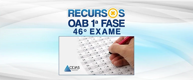 Recursos OAB 1ª fase 46º Exame