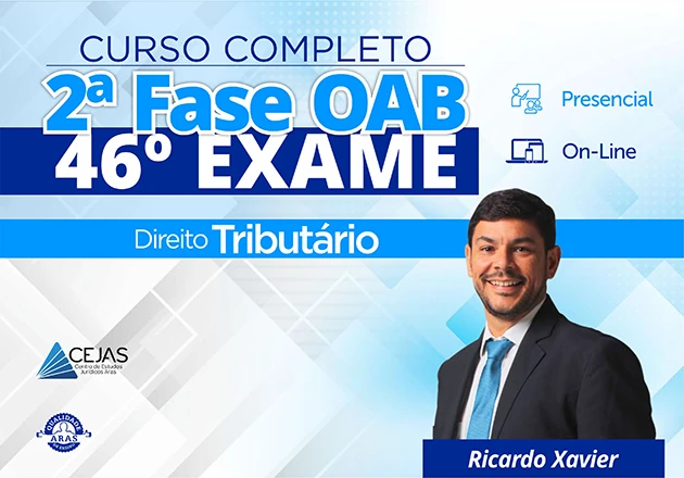 OAB 2ª Fase - 46º Exame - Direito Tributário - On-line