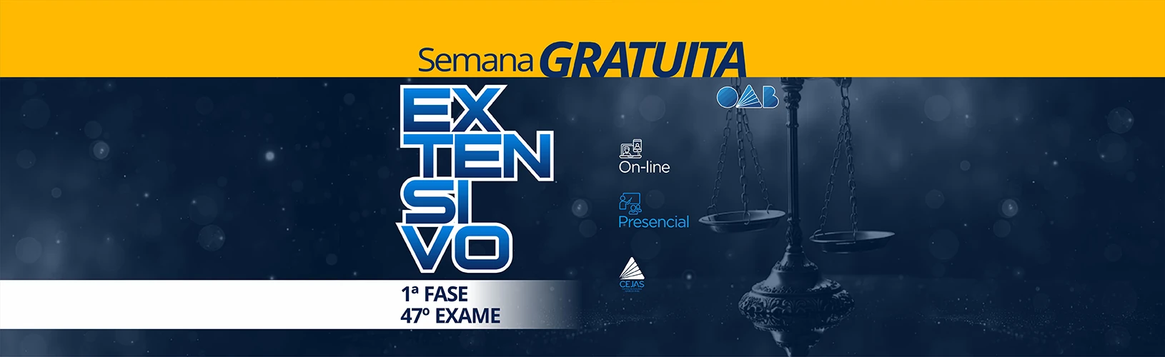 Primeiras Aulas Gratuitas OAB 47